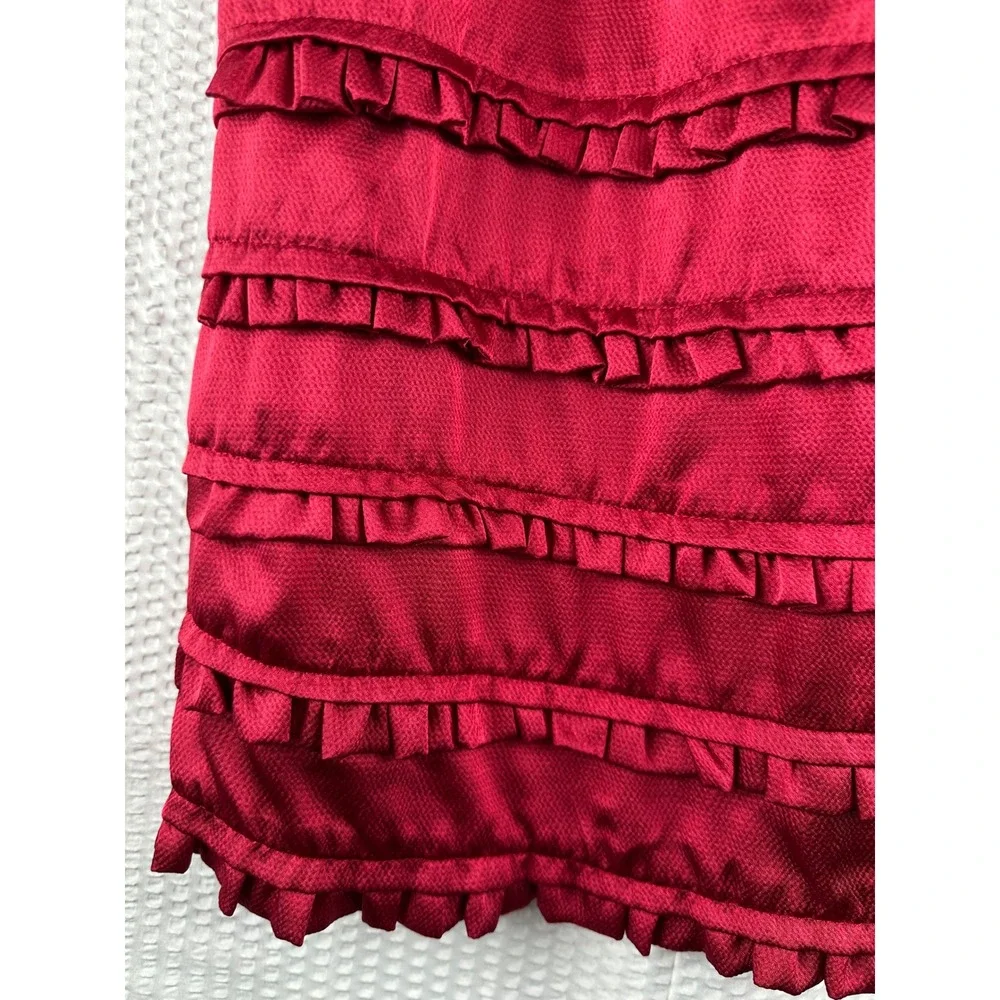 GAP Girl size SMALL 6/7 Red/Burgundy‎ Dress